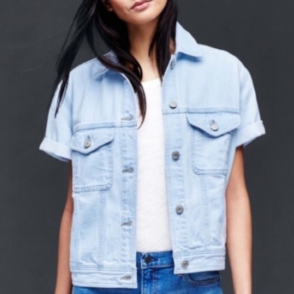 Gap 1969 Short Sleeve Denim Jacket